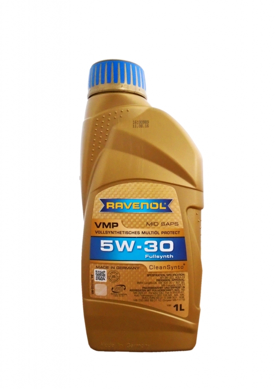 Моторное масло RAVENOL VMP, 5W-30, 1л, 4014835723313