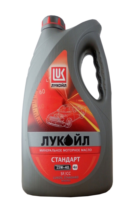 Моторное масло LUKOIL Стандарт, 15W-40, 4л, 19435