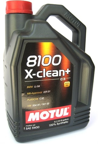 Моторное масло MOTUL 8100 X-CLEAN +, 5W-30, 5 л, 106377