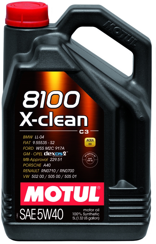 Моторное масло MOTUL 8100 X-clean, 5W-40, 5 л, 102051