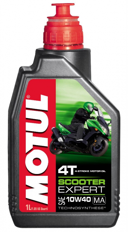 Моторное масло MOTUL Scooter Expert 4T, 10W-40, 1 л, 105960