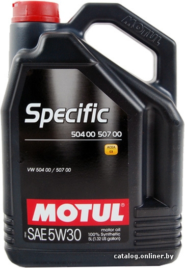 Моторное масло MOTUL Specific 504.00-507.00, 5W-30, 5 л, 106375