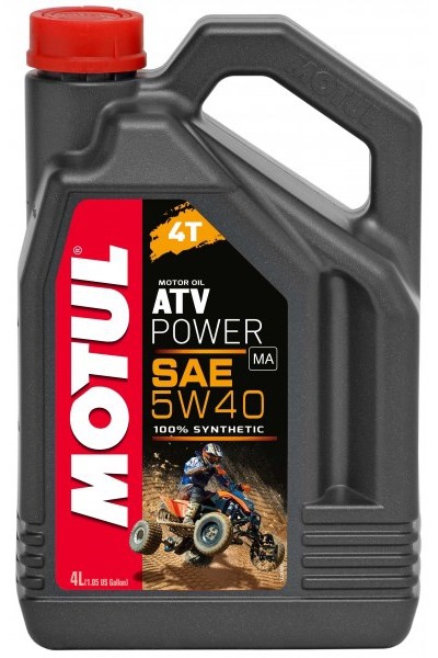 Моторное масло MOTUL ATV Power 4T, 5W-40, 4л, 105898