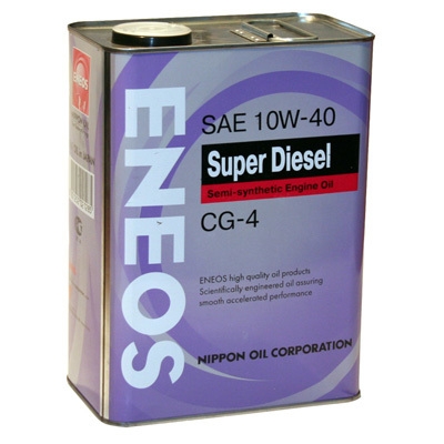 Моторное масло ENEOS DIESEL CG-4, 10W-40, 4л, OIL1328
