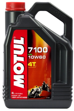Моторное масло MOTUL 7100 4T, 10W-60, 4л, 104101