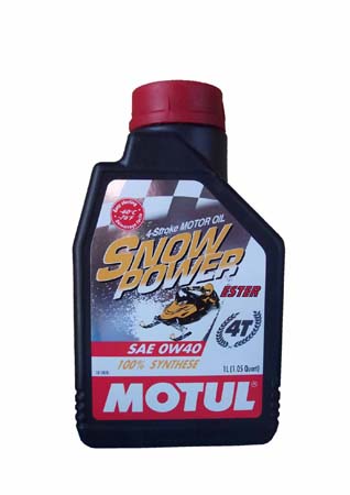 Моторное масло MOTUL Snowpower 4T, 0W-40, 1л, 101230