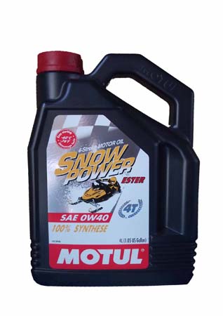 Моторное масло MOTUL Snowpower 4T, 0W-40, 4л, 101231