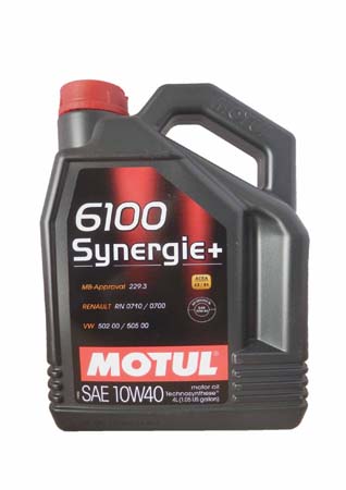 Моторное масло MOTUL 6100 Synergie+, 10W-40, 4 л, 101491