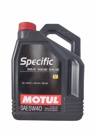 Моторное масло MOTUL Specific VW502.00-505.00-505.01, 5W-40, 5 л, 101575