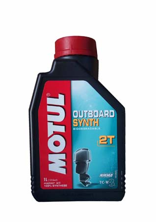 Моторное масло MOTUL Outboard SYNTH 2T, 1л, 101722