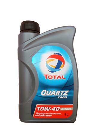 Моторное масло TOTAL QUARTZ 7000 Diesel, 10W-40, 1л, 166247
