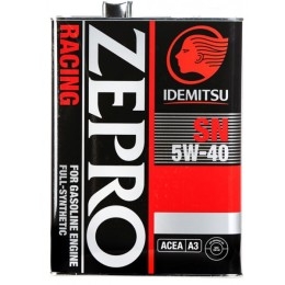 Масло моторное Zepro Racing, 5W-40, 4л, IDEMITSU, 3585004