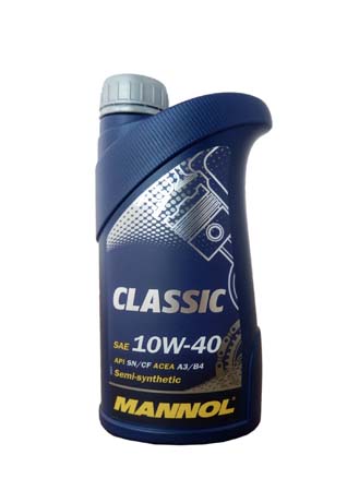 Масло MANNOL CLASSIC п/с.SAE10W40 (1л)1100