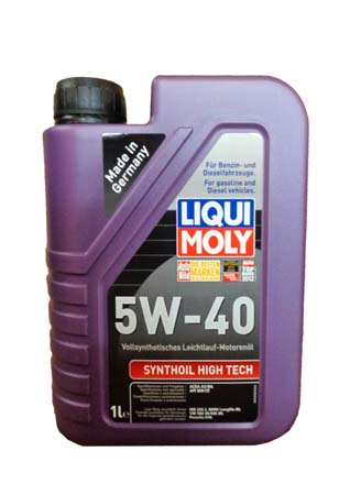 LiquiMoly 5W40 Synthoil High Tech (1L) масло мотор.!син.\API SM/CF,ACEA A3-04/B4-04:MB229.3,BMW,VW L