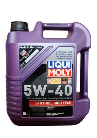 LiquiMoly 5W40 Synthoil High Tech (5L) масло мотор.!син.\API SM/CF,ACEA A3-04/B4-04:MB229.3,BMW,VW L