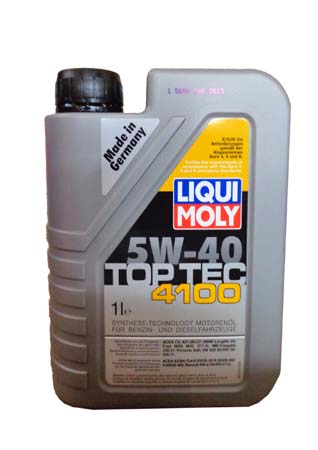 LiquiMoly 5W40 Top Tec 4100 (1L) масло мотор.!син.\API SM/CF,ACEA A3-04/B4-04/C3-04:VW,MB229.31,BMW