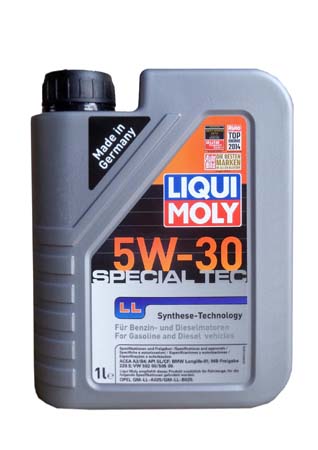 8054 LiquiMoly НС-синт.мот.масло Special Tec LL 5W-30 SL/CF;A3/B4(1л) LIQUI MOLY