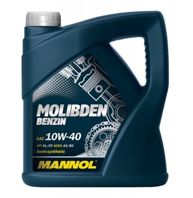 Моторное масло MOLIBDEN BENZIN, 10W-40, 4л, MANNOL, 1121