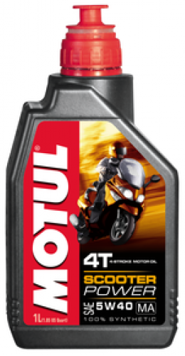 Моторное масло MOTUL Scooter Power 4T, 5W-40, 1л, 105958