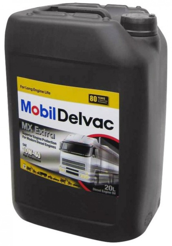 Моторное масло Mobil DELVAC MX EXTRA, 10W-40, 20л