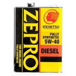 Масло моторное Zepro Diesel, 5W-40, 4л, IDEMITSU, 2863004