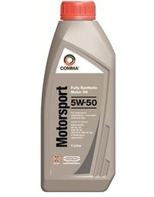 Моторное масло COMMA 5W50 MOTORSPORT, 1л, MS1L