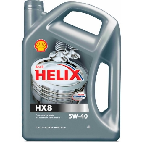 Моторное масло Helix НX8 5W40, 5W40, 4л, SHELL, 550040295