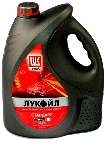Моторное масло LUKOIL Стандарт, 15W-40, 5л, 19436