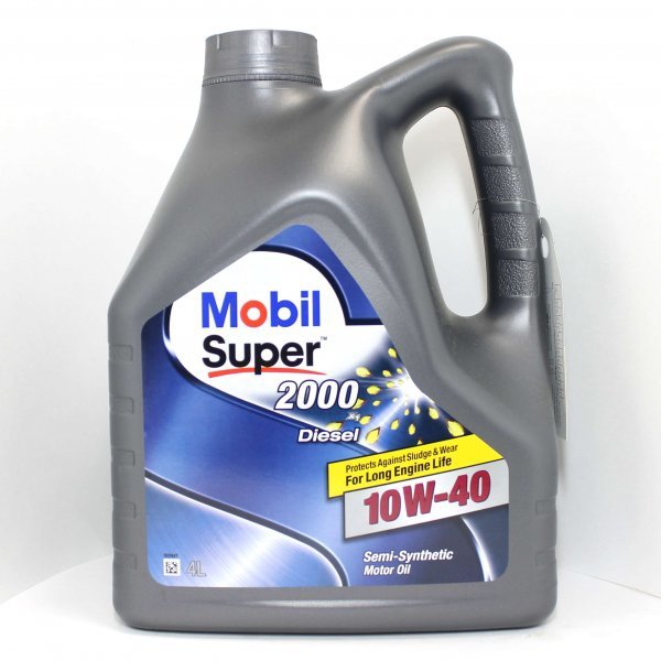 Моторное масло Mobil SUPER 2000 X1 Diesel, 10W-40, 4л