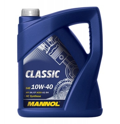 Моторное масло CLASSIC SAE, 10W-40, 5л, MANNOL, 1155