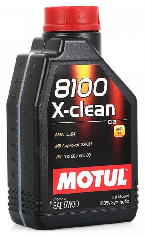 Моторное масло MOTUL 8100 X-CLEAN +, 5W-30, 1л, 106376