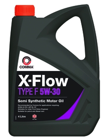 Моторное масло COMMA 5W30 X-FLOW TYPE F, 4л, XFF4L
