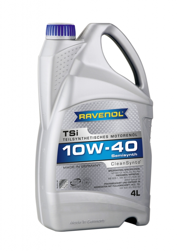 Моторное масло RAVENOL TSI, 10W-40, 4л, 4014835724198