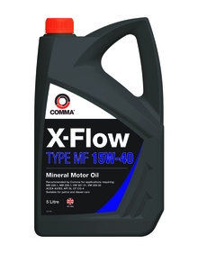 Моторное масло COMMA 15W40 X-FLOW TYPE MF, 5л, XFMF5L