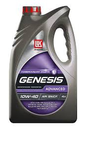 Моторное масло LUKOIL Genesis Advanced, 10W-40, 4л, 1632650