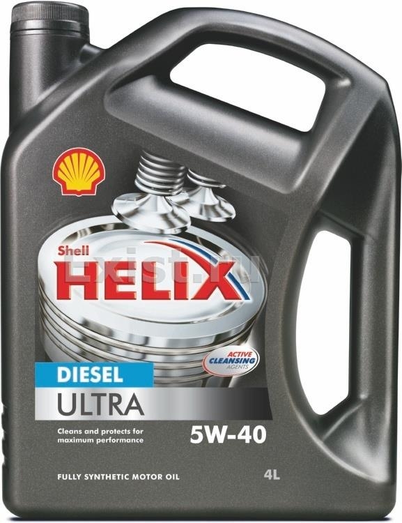 Моторное масло Helix Diesel Ultra ,5W-40, 4л, SHELL, 550040558