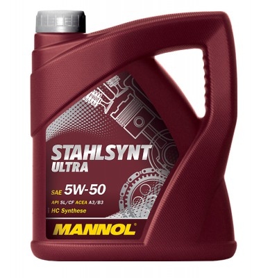 Моторное масло STAHLSYNT ULTRA, 5W-50, 4л, MANNOL, 1016
