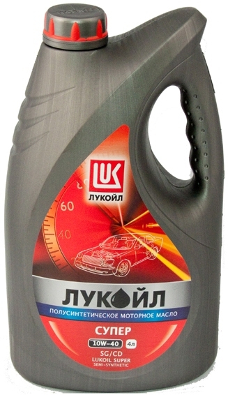 Моторное масло LUKOIL Супер, 10W-40, 4л, 19192