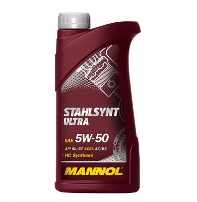 Моторное масло STAHLSYNT ULTRA, 5W-50, 1л, MANNOL, 1015