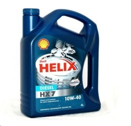 Моторное масло Helix Diesel НX7, 10W-40, 4л, SHELL, 550040428