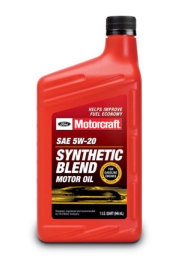 Масло моторное Synthetic Blend Motor Oil, 5W-20, 1л, MOTORCRAFT, XO5W20QSP
