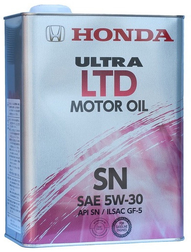 Моторное масло HONDA Ultra LTD-SN, 5W-30, 4л, 08218-99974