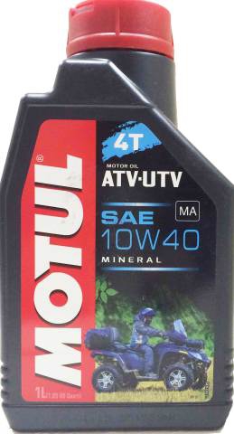Моторное масло MOTUL ATV-UTV 4T, 10W-40, 1л, 105878