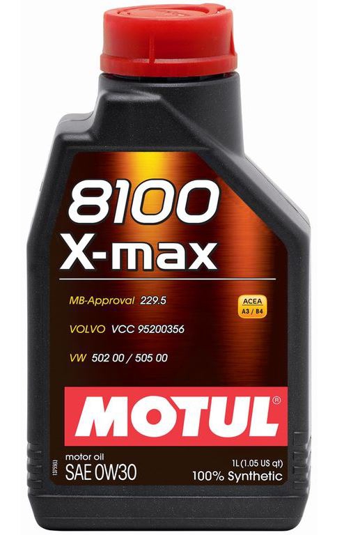 Моторное масло MOTUL 8100 X-max, 0W-30, 1л, 106569