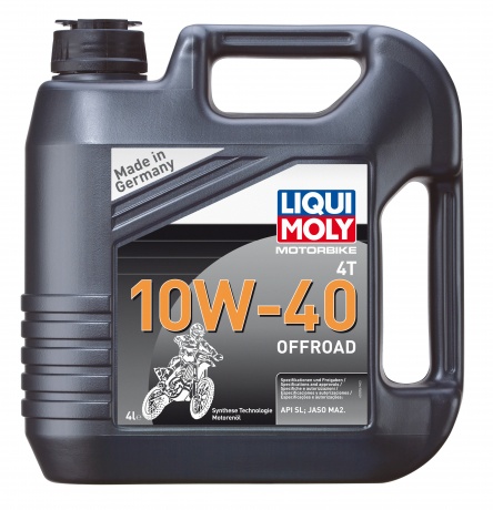 LiquiMoly 10W40 Motorbike 4T Offroad (4L)_(НС-синт.) масло моторное! для квадроциклов\\ API SL; MA-2