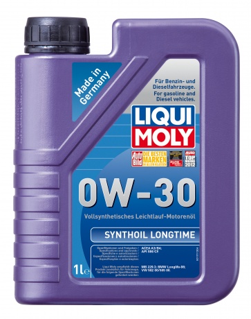 LiquiMoly 0W30 Synthoil Longtime (1L) масло мотор.!син\API SM/CF,ACEA A3/B4,MB229.3,VW 502.00/505.00