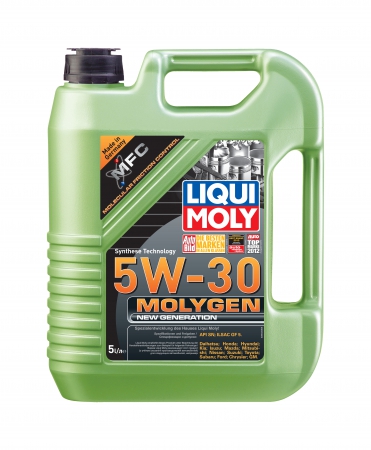 HC-синтетическое моторное масло. Molygen New Generation 5W-30 LIQUI MOLY 9043